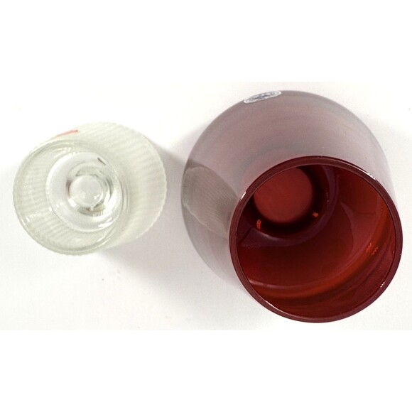 Per Lütken for Holmegaard. A rare 16 cm "Hygge" lamps for candles in red - Picture 6 of 7